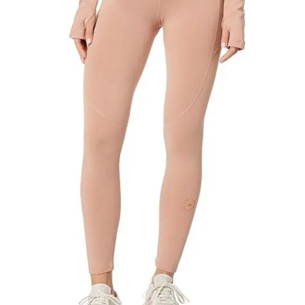 Adidas By Stella McCartney Women’s Yoga 7/8 Tights Size M Soft Almond $120